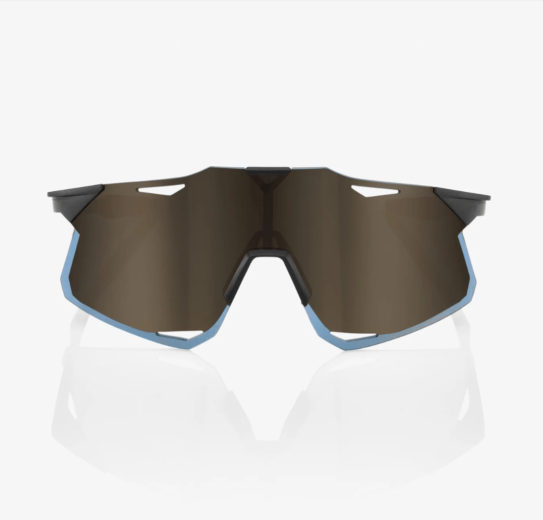 100% Hypercraft Matte Black - Soft Gold Lens