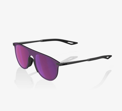 100% Legere Coil Matte Gunmetal - Purple Lens