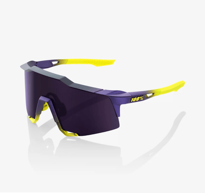 100% Speedcraft Matte Metallic Digital Brights - Dark Purple Lens