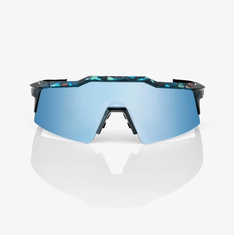 100% Speedcraft SL Black Holographic - HiPER Blue Multilayer Lens