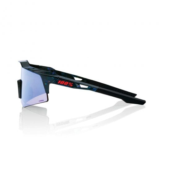 100% Speedcraft XS Black Holographic - HiPER Blue Multilayer Lens