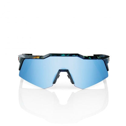 100% Speedcraft XS Black Holographic - HiPER Blue Multilayer Lens