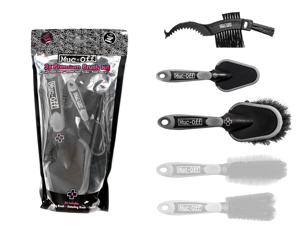 Muc-Off Kit of 3 brushes